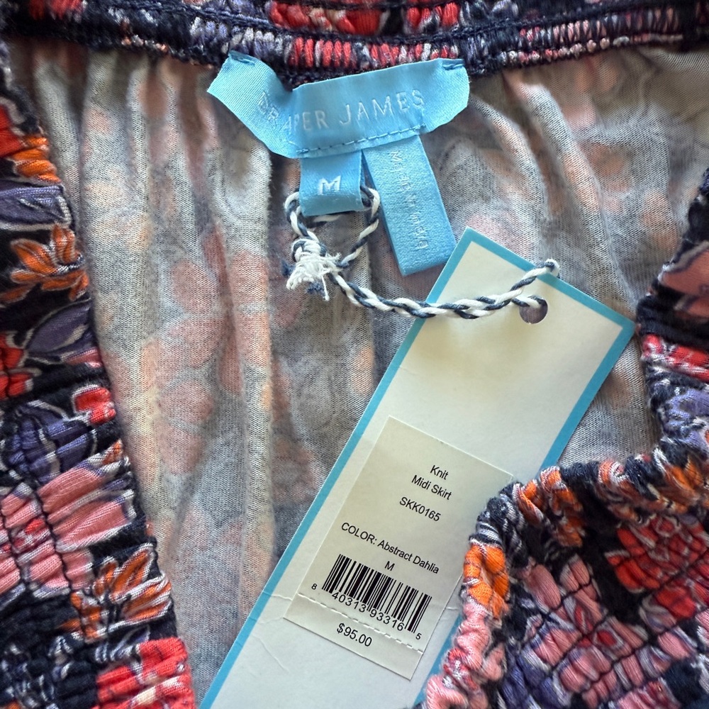 Draper James Floral Knit Midi Skirt - Picture 8 of 10